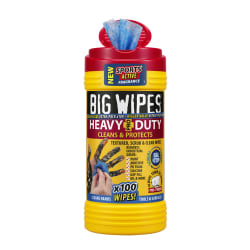 BigWipes ANTIBAC rød,Heavy, Duty4X4,80 tørk (27x20cm)