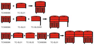 ARBEIDSBENKSMODUL TC-SL01