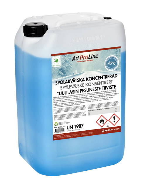 Spylervæske konsentrat (25 ltr)