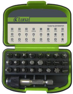 BITSSETT B25 DELER HURTIGCHUCK