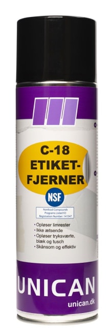 Citrus etikettfjerner C-18, (500 ml spray)