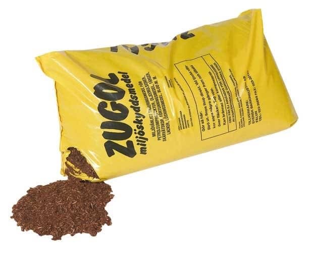 Zugol oljeabsorberende miljøbark, sekk a 40 ltr