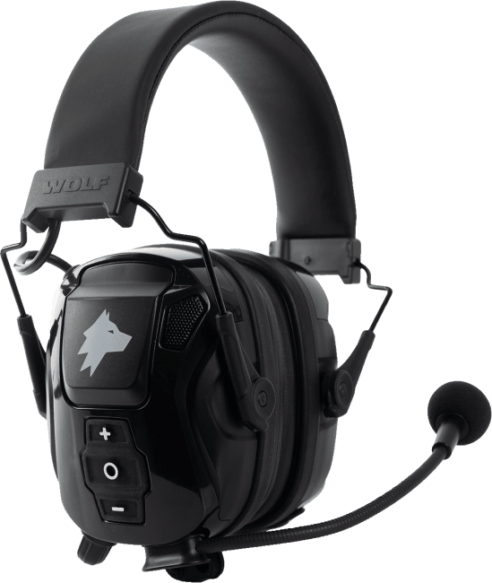 Øreklokke WOLF Apex BT med, Blåtann, bommikrofon, og aktiv lytting, 2x tlf-tilkobl