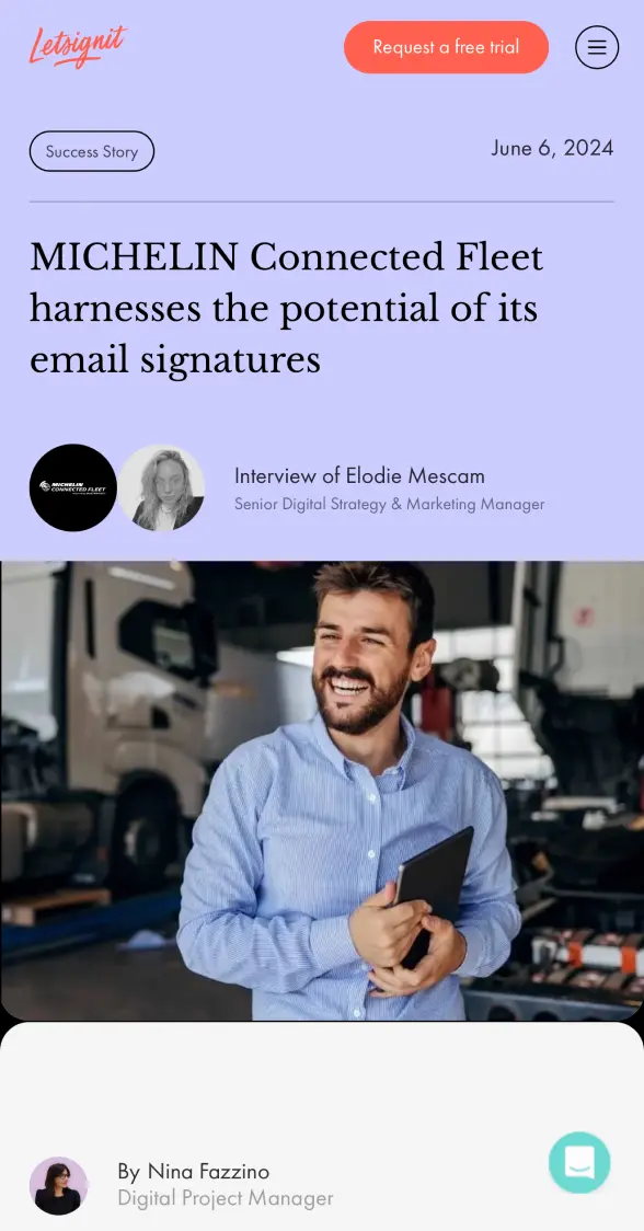 smartphone view of the study case