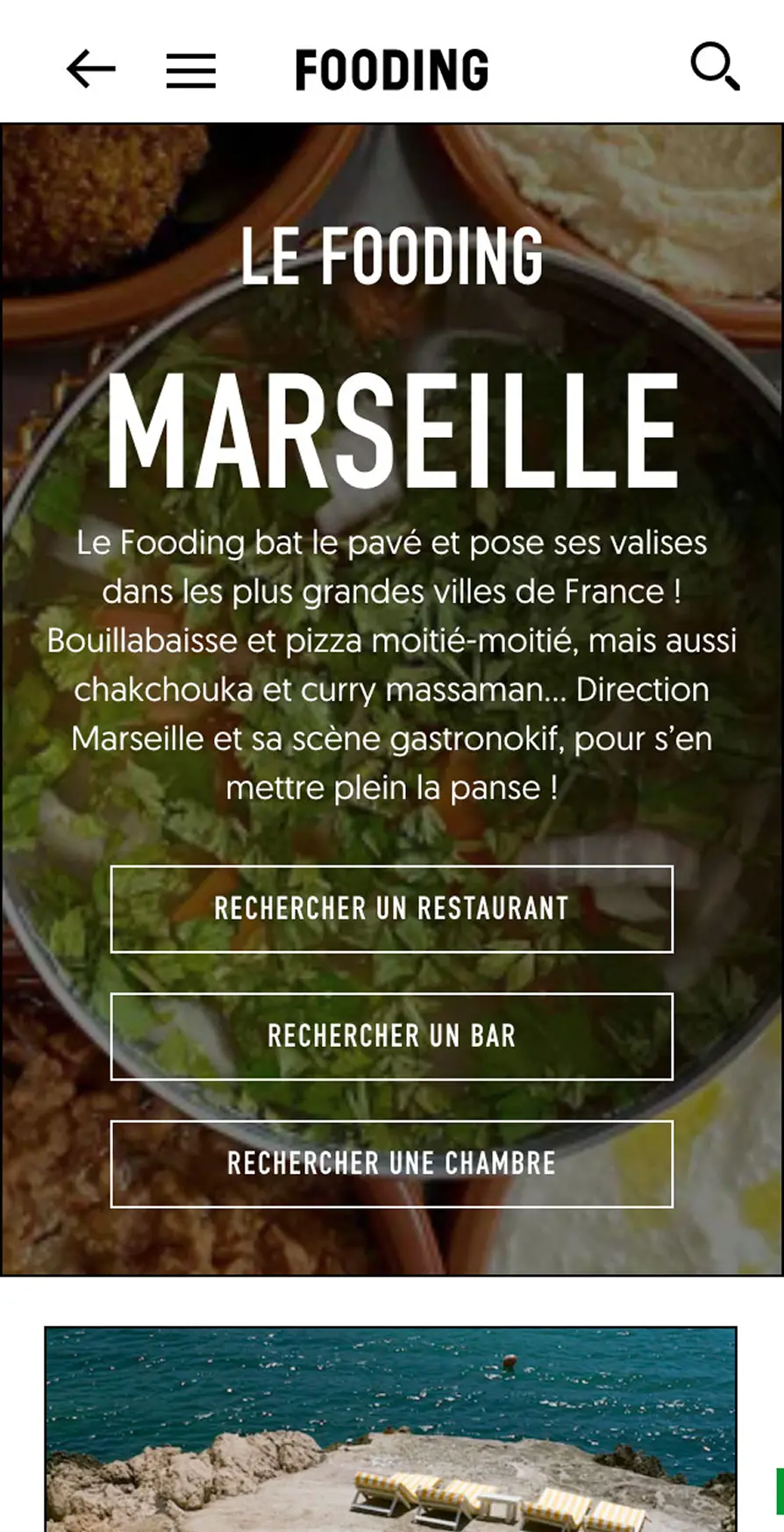 smartphone view of the study case