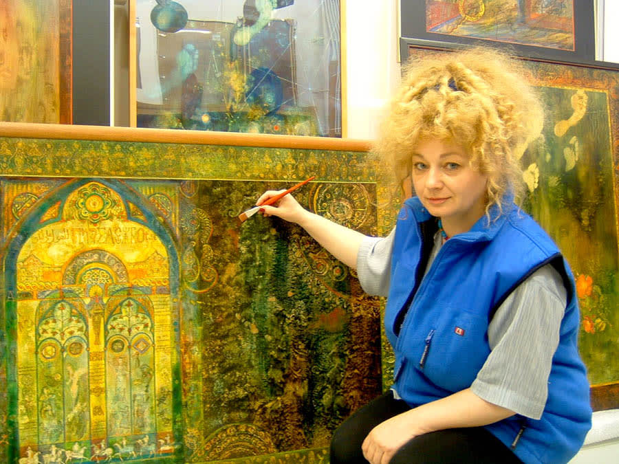 Nena Sesic-Fiser in atelier