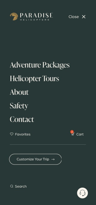 never-better-paradise-helicopters-mobile-menu-layout