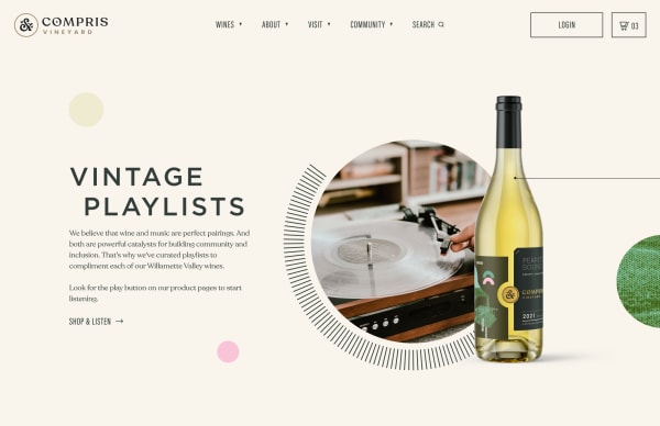 never-better-compris-vineyards-website-vintage-playlist-module-layout