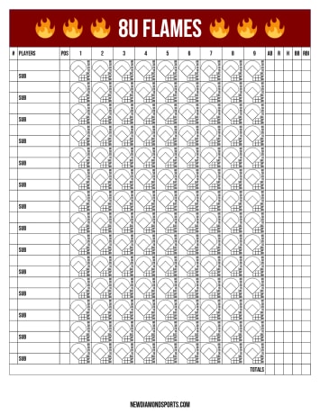 Free Score Sheet Generator