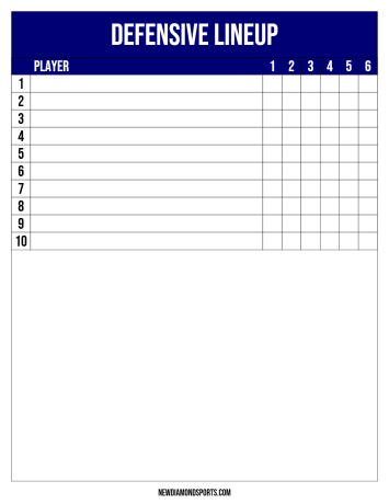 Free Defensive Lineup Generator