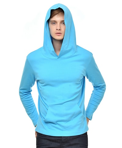 full sleeve hooded t shirt