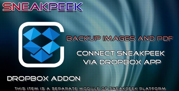 SneakPeek Dropbox Addon