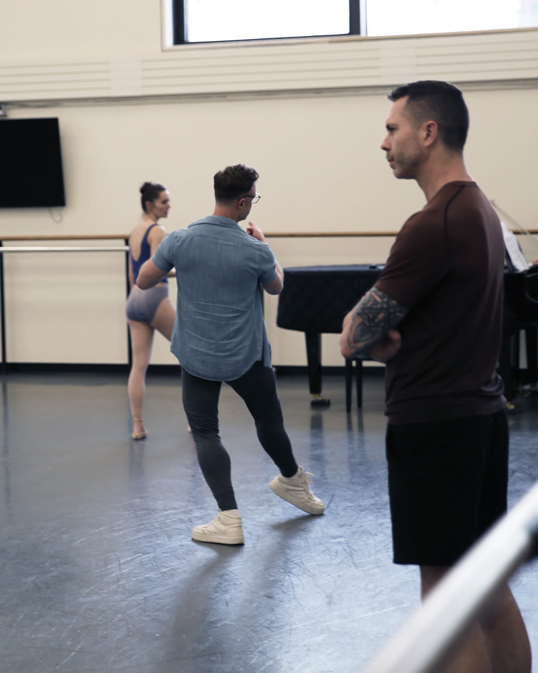 Christopher Wheeldon rehearsing Continuum