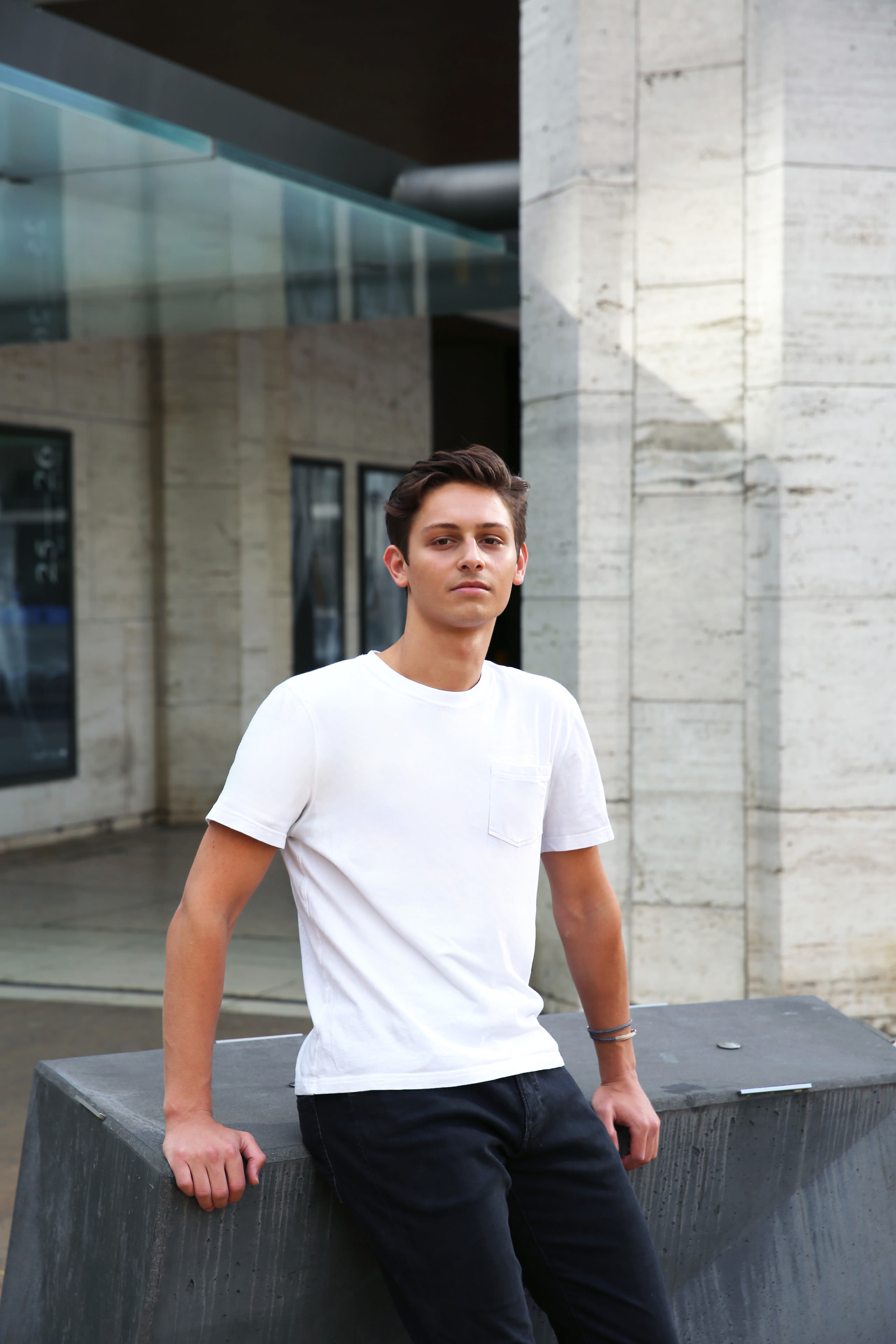 Alexander Perone on campus