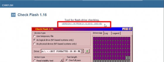 checkflash-tool-download-zip-datei-entpacken-mikelab-usb-stick-testen-560x212
