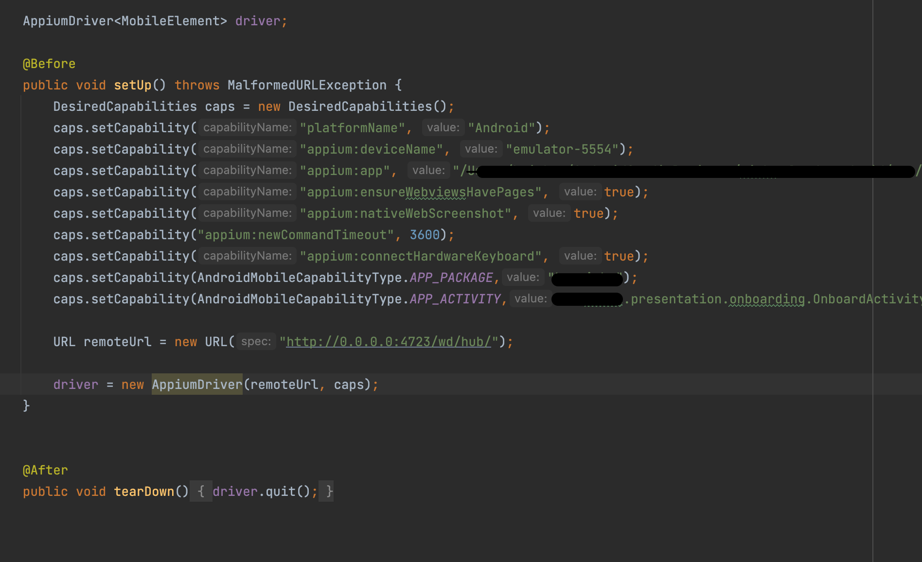 launch appium server from java launch appium server from java