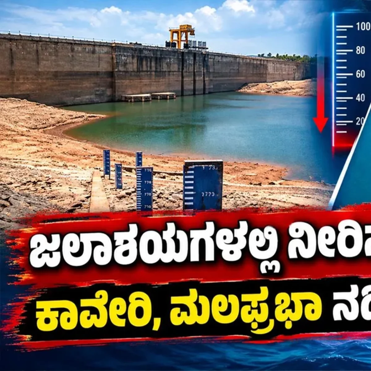 Dam storage drops