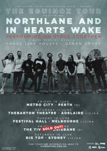 Equinox Tour sells out in Brisbane - 1 month out! 