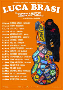 Luca Brasi Announce 'The Clothes I Slept In' Regional Tour