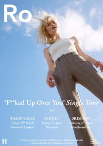 Ro Announces First East Coast Headline Tour