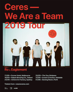 Ceres Announce 'We Are A Team' National Tour