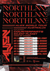 Northlane sell out Alien Tour & Nominated for 3rd ARIA Award