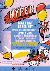 Mallrat, Arno Faraji, Demon Days & Denim on HYPER FEST 2020
