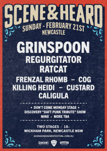 GRINSPOON ANNOUNCED: SCENE & HEARD FEST- Newcastle Feb 21
