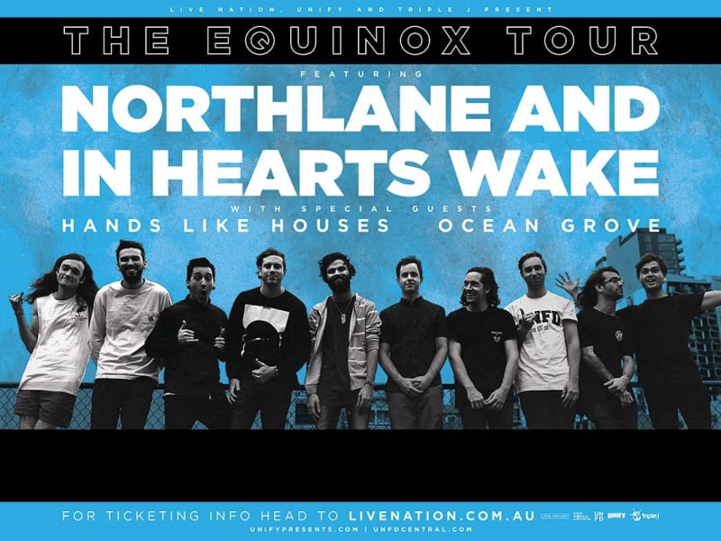 Northlane and In Hearts Wake announce The Equinox Tour