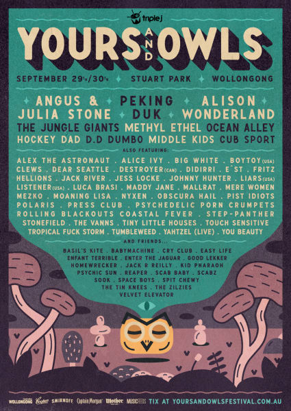 Luca Brasi & Mallrat Announced on Yours & Owls 2018 Lineup