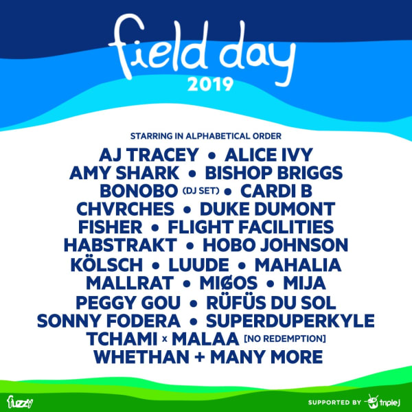 Mallrat Announced on Field Day 2019 Lineup