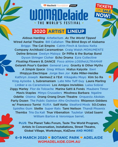STELLIE and PARTY DOZEN announced on WOMADelaide 2020 Lineup
