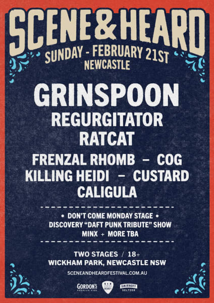 GRINSPOON ANNOUNCED: SCENE & HEARD FEST- Newcastle Feb 21