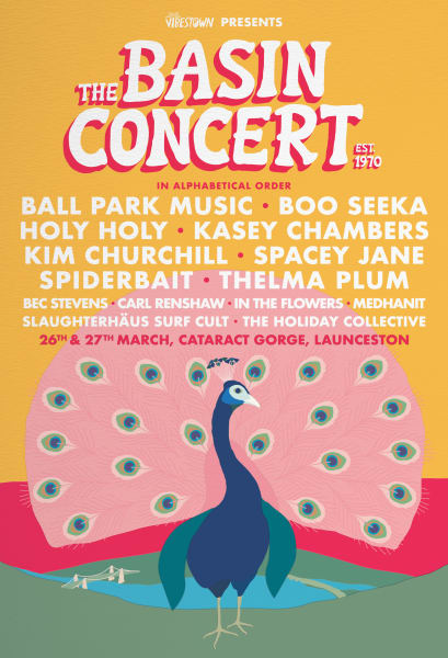 SPIDERBAIT to HEADLINE Day 2: The Basin Concert Launceston