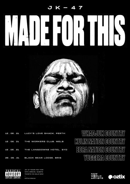 JK-47 Announces Aus Tour & Drops Stunning Like A Version