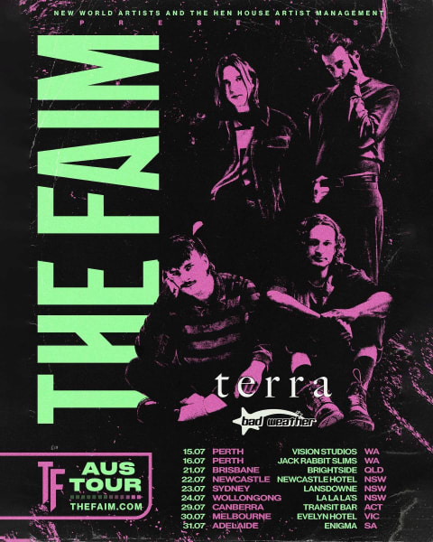 The Faim Announce First Aus Tour In Three Years