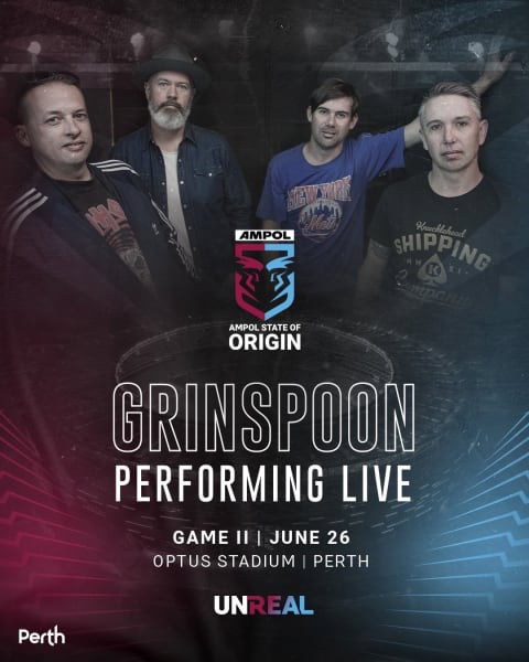 Grinspoon Headline NRL State Of Origin Entertainment