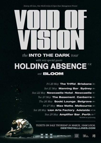 Void Of Vision INTO THE DARK Tour ft. Holding Absence (UK)