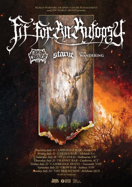 Fit For An Autopsy Announce First Ever AUS Headline Shows