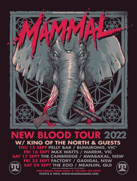 Mammal announces New Blood Tour