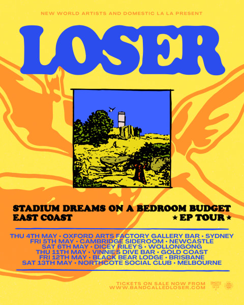 Loser announce Stadium Dreams On A Bedroom Budget Tour