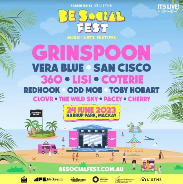 Grinspoon - Be Social Fest - Mackay