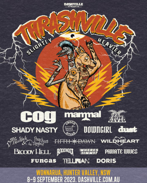 MAMMAL to headline THRASHVILLE Friday 8 Sep