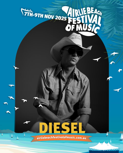 DIESEL TO PERFORM AT AIRLIE BEACH FESTIVAL OF MUSIC!