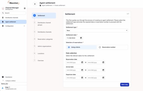 Agent Settlement Wizard