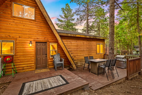 Spacious back yard, with large deck, fire table, and 
new BBQ- perfect spot for enjoying family meals, and making memories.