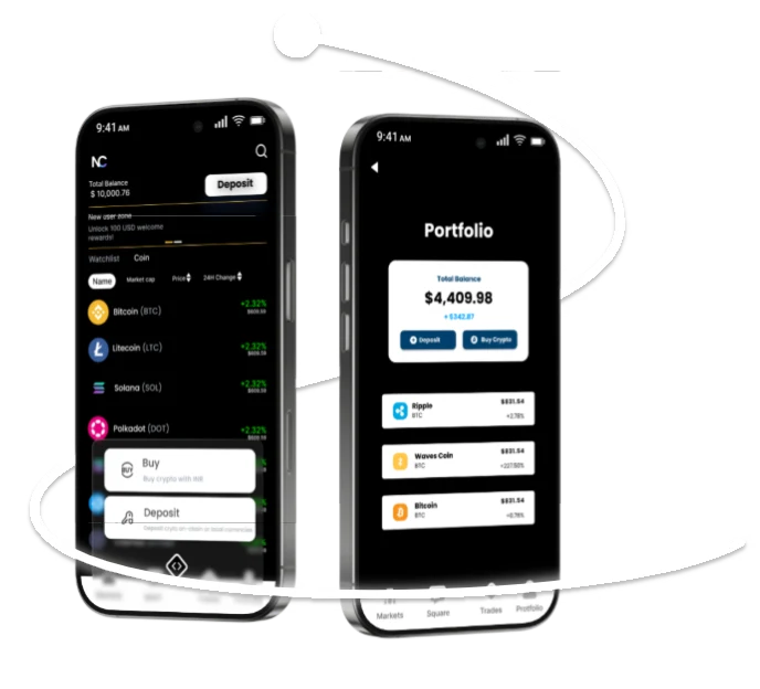 P2P Crypto Exchange UI