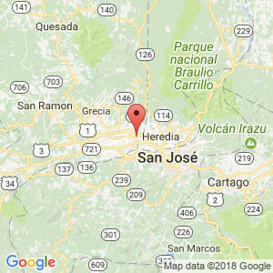 Localización de Río Segundo en Alajuela