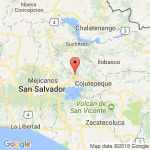 Localización de San Pedro Perulapán en Cuscatlán