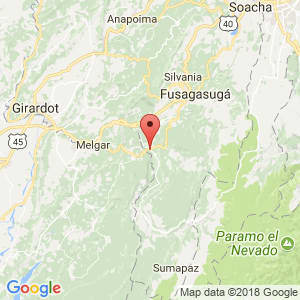 Localización de Pandi en Cundinamarca